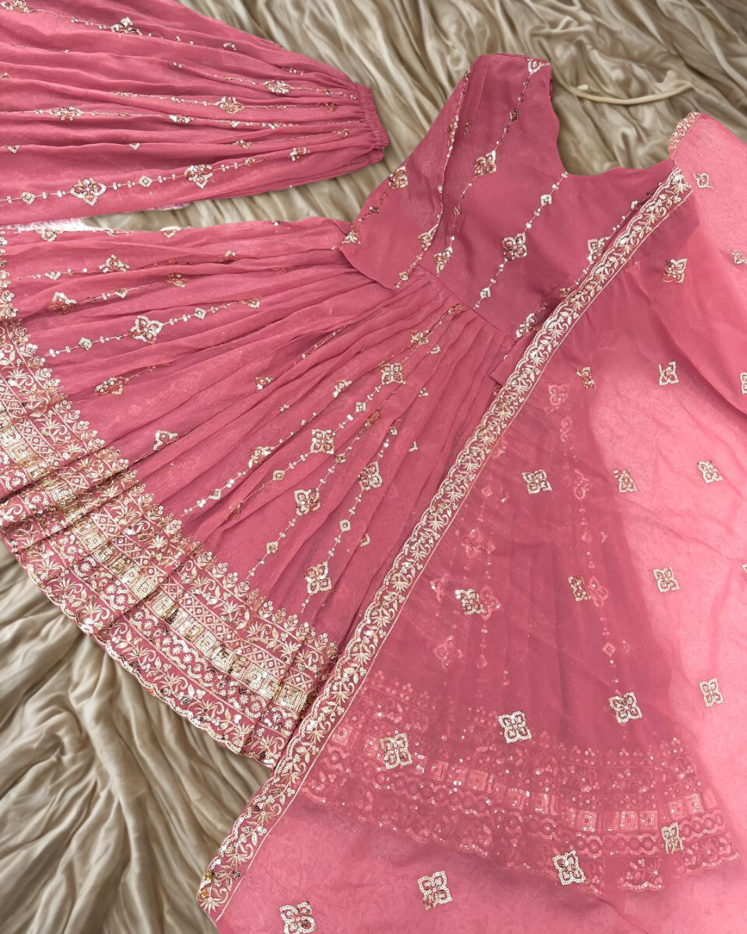 Blush Bloom Sharara