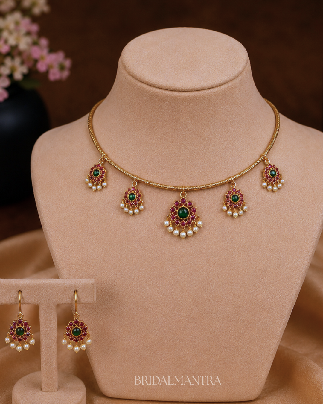 Pancha Ratna Hasli Choker Set