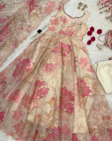 Whimsy Flora Anarkali