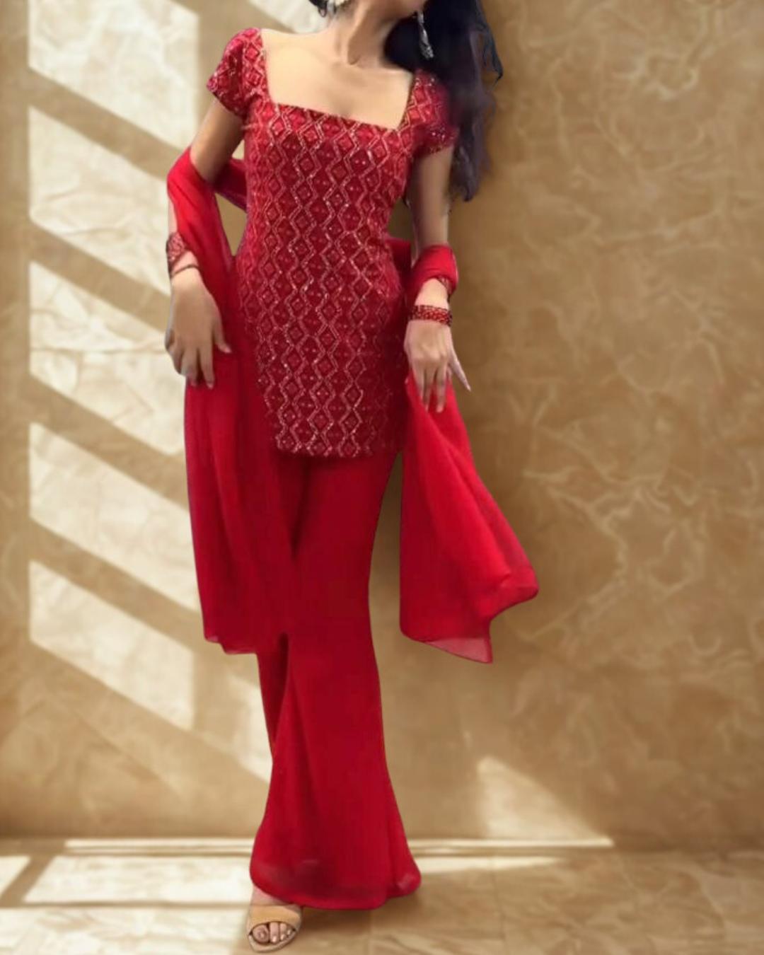 Twilight Gemstone Sharara