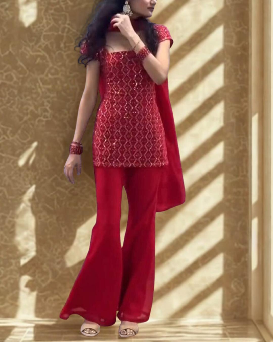 Twilight Gemstone Sharara