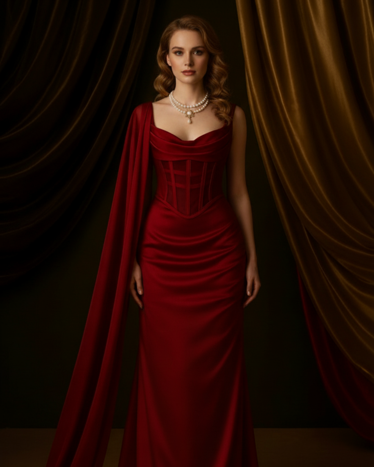 Burgundy Goddess Full Set