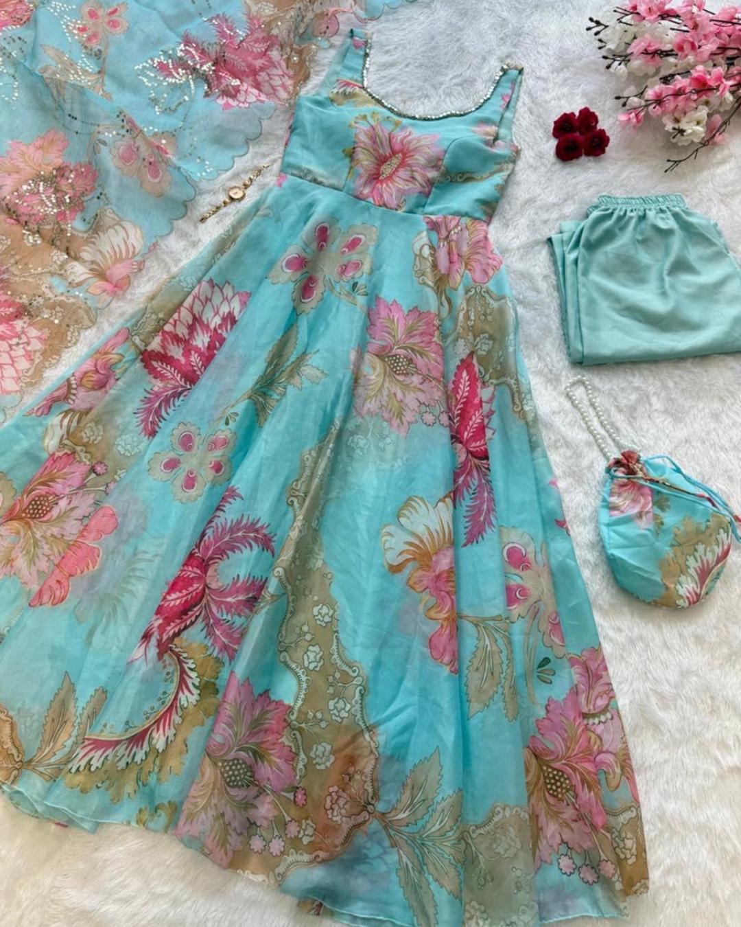 Whimsy Flora Anarkali
