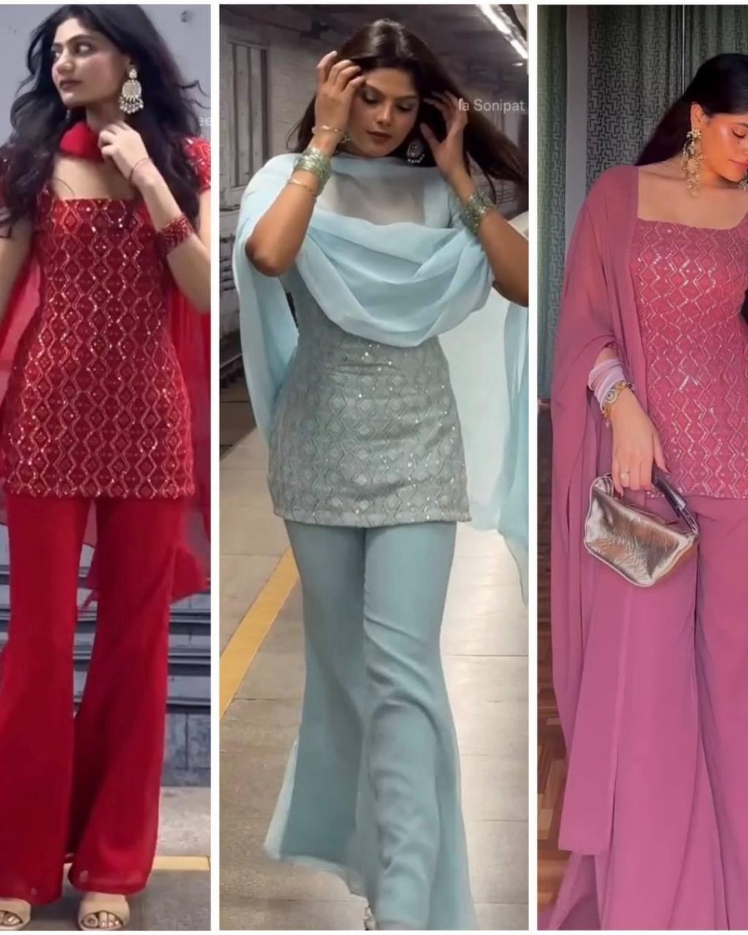 Twilight Gemstone Sharara