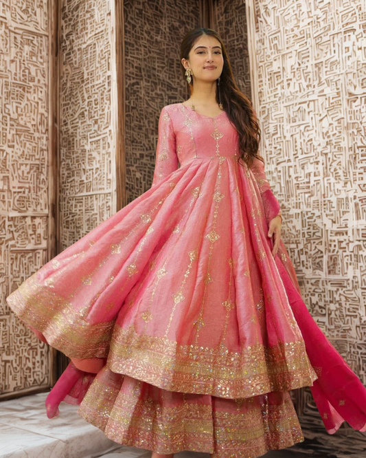 Blush Bloom Sharara