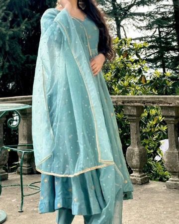 Celestial Sea Anarkali
