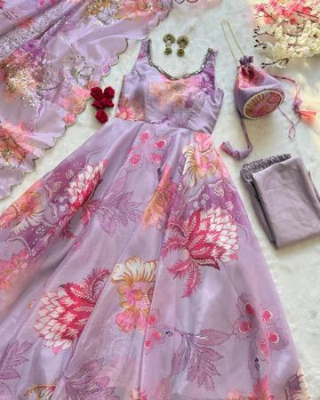 Whimsy Flora Anarkali