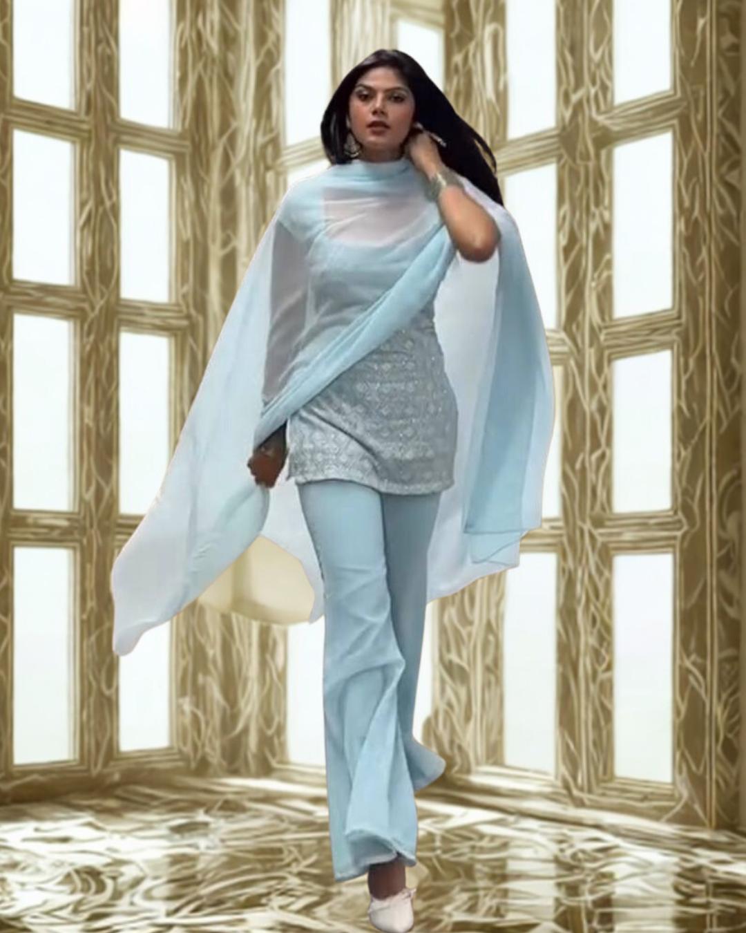 Twilight Gemstone Sharara