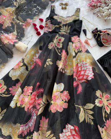 Whimsy Flora Anarkali