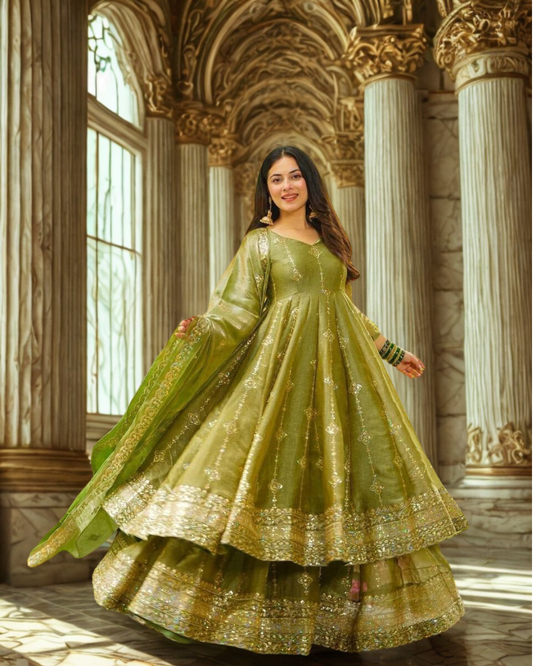 Emerald Bloom Sharara