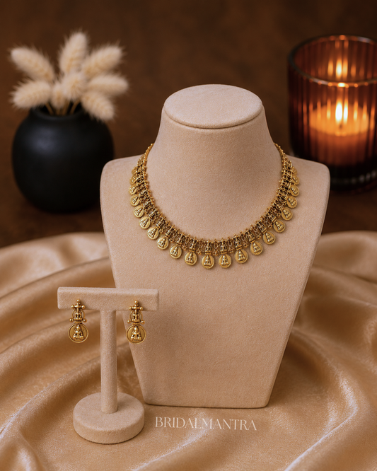 Sacred Coin Temple Necklace Set