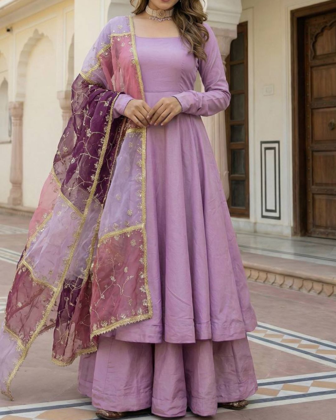 Lavender Lovestruck Anarkali