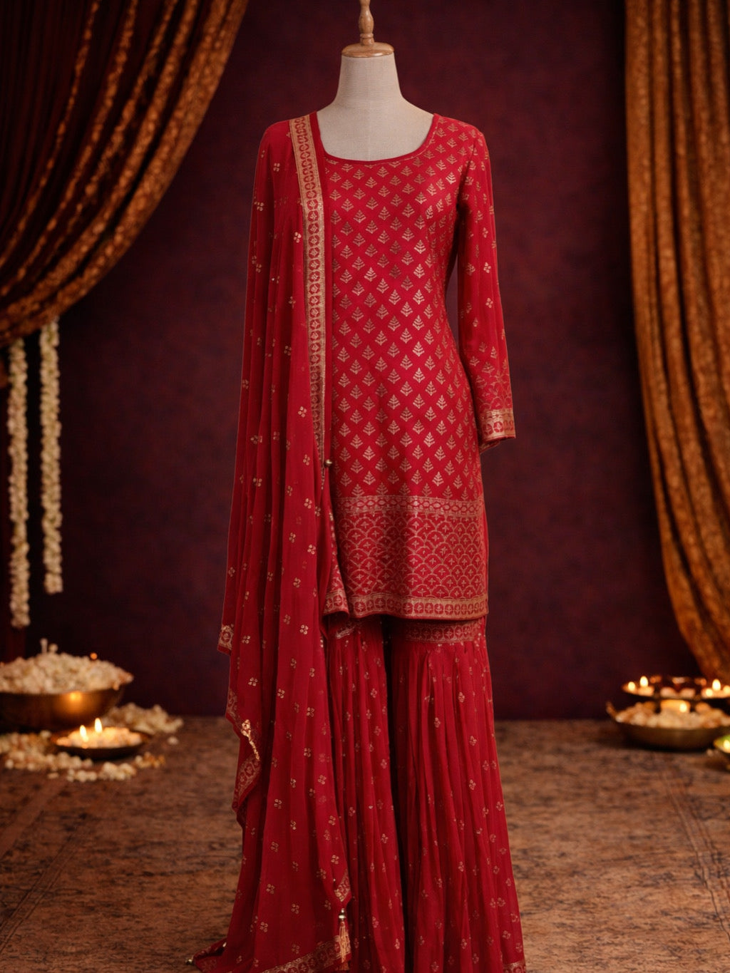 Rajkumari Sharara Set